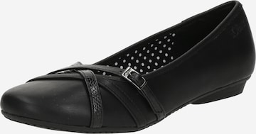 Ballerines s.Oliver en noir : devant