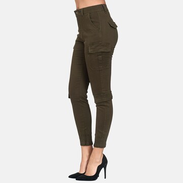 Elara Skinny Hose in Grün