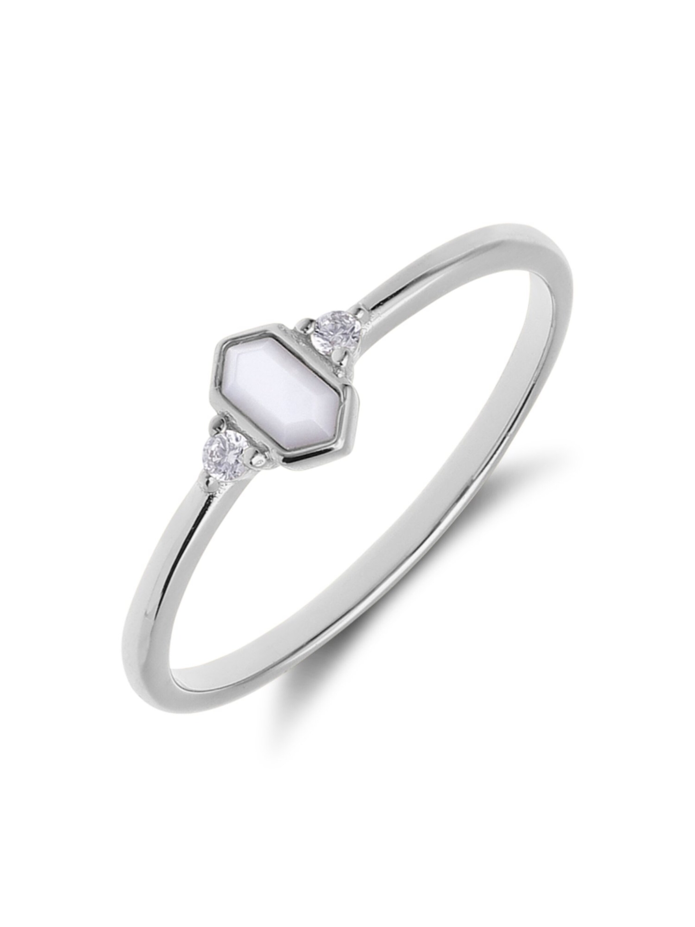 Lucardi Ring in Silber: Vorderseite