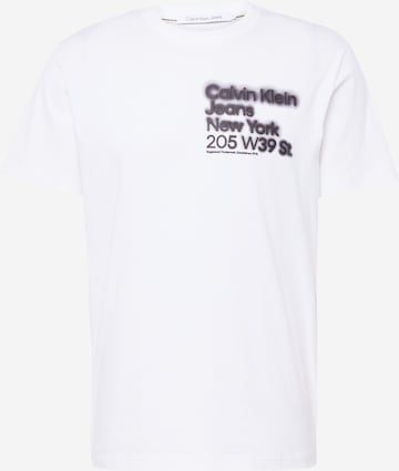 Calvin Klein Jeans - Camiseta en blanco: frente