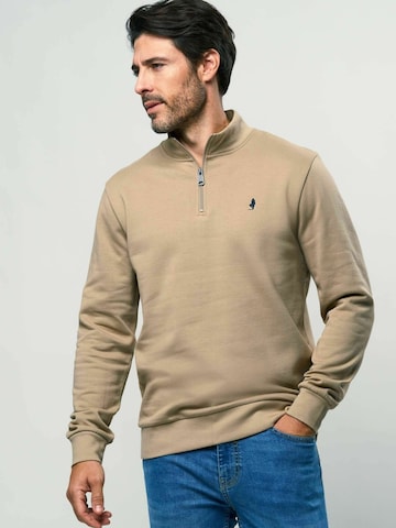 MCS Sweater ' MCClement ' in Brown: front