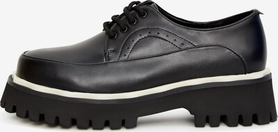 CESARE GASPARI Schnürschuh in schwarz, Produktansicht