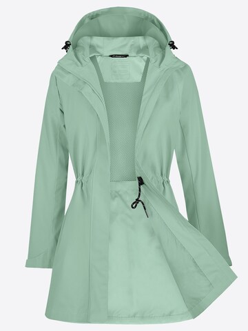 ATLASLAVA Outdoor Coat 'Waterproof Outdoor Jacket' in Green: front