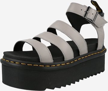 Dr. Martens Strap sandal 'Blaire Quad' in Grey: front