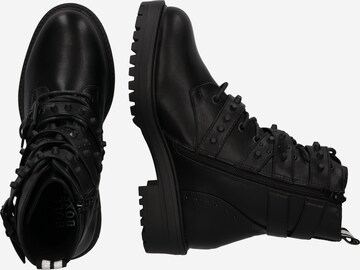 BULLBOXER Lace-Up Ankle Boots in Black