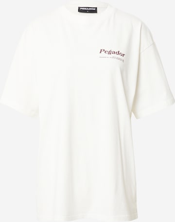 Pegador - Camisa oversized 'FOY' em branco: frente