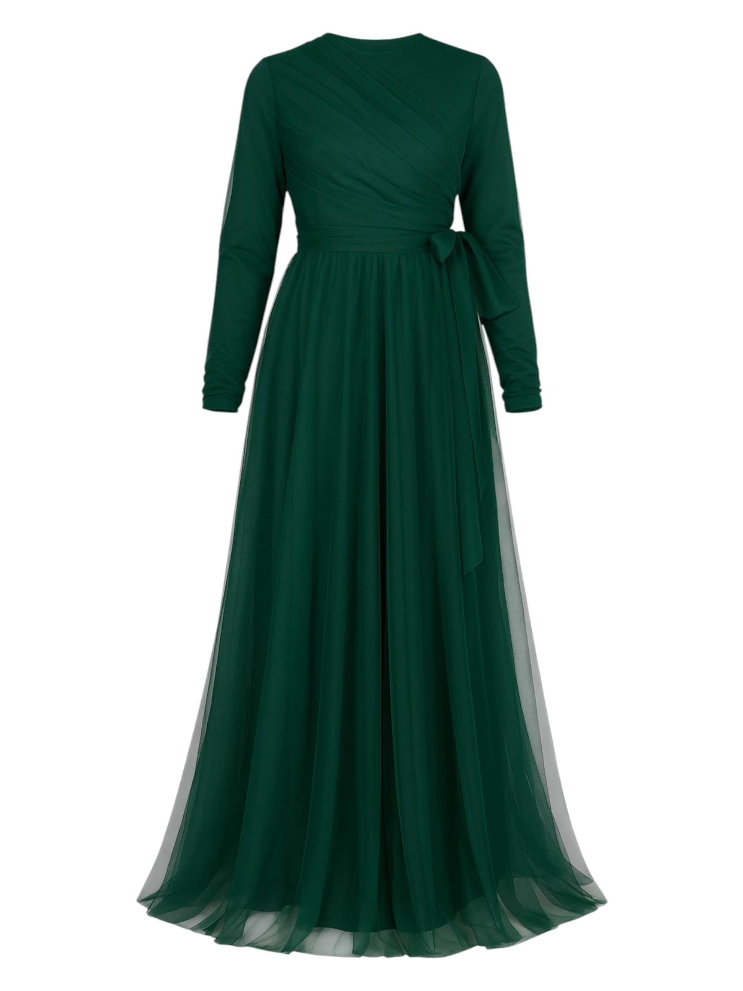 fashionshowcase Festkjole 'INCI' i grøn: forside