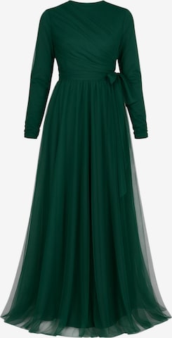 Abito da sera 'INCI' di fashionshowcase in verde: frontale