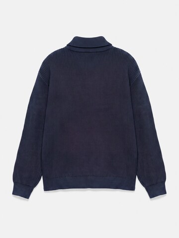 Pull&Bear Пуловер в синьо