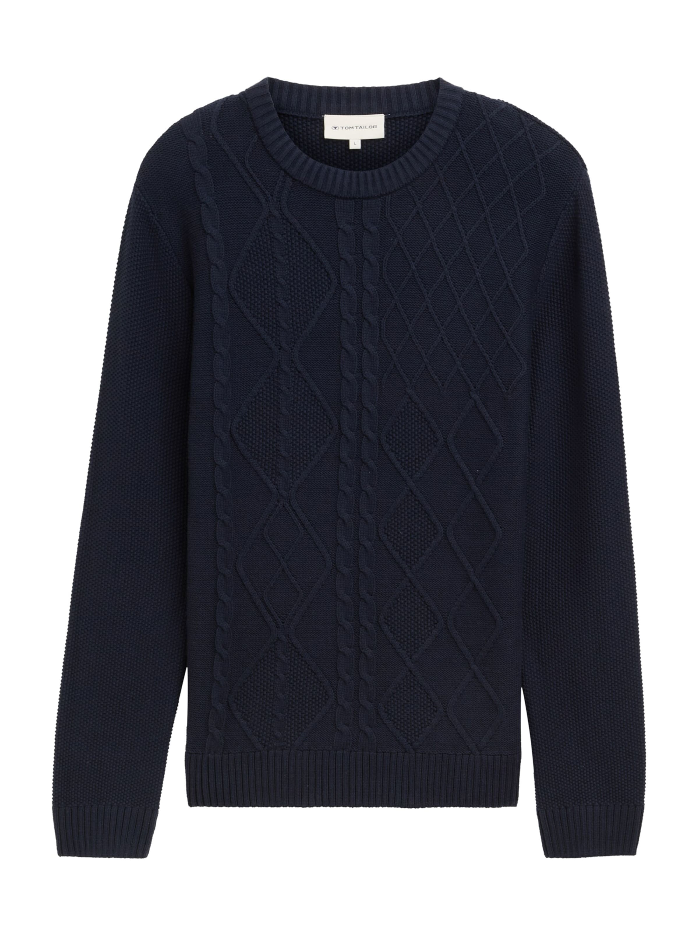 TOM TAILOR Sweater in Blue: front