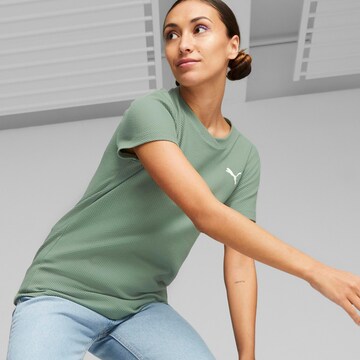 PUMA Performance Shirt in Green: front