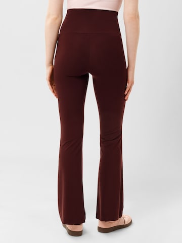 évasé Leggings 'Belle' Les Lunes en marron