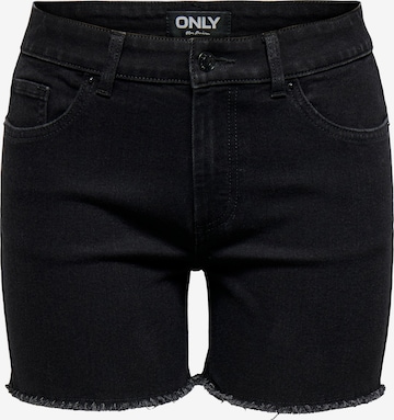 juoda ONLY Prigludęs Džinsai: priekis