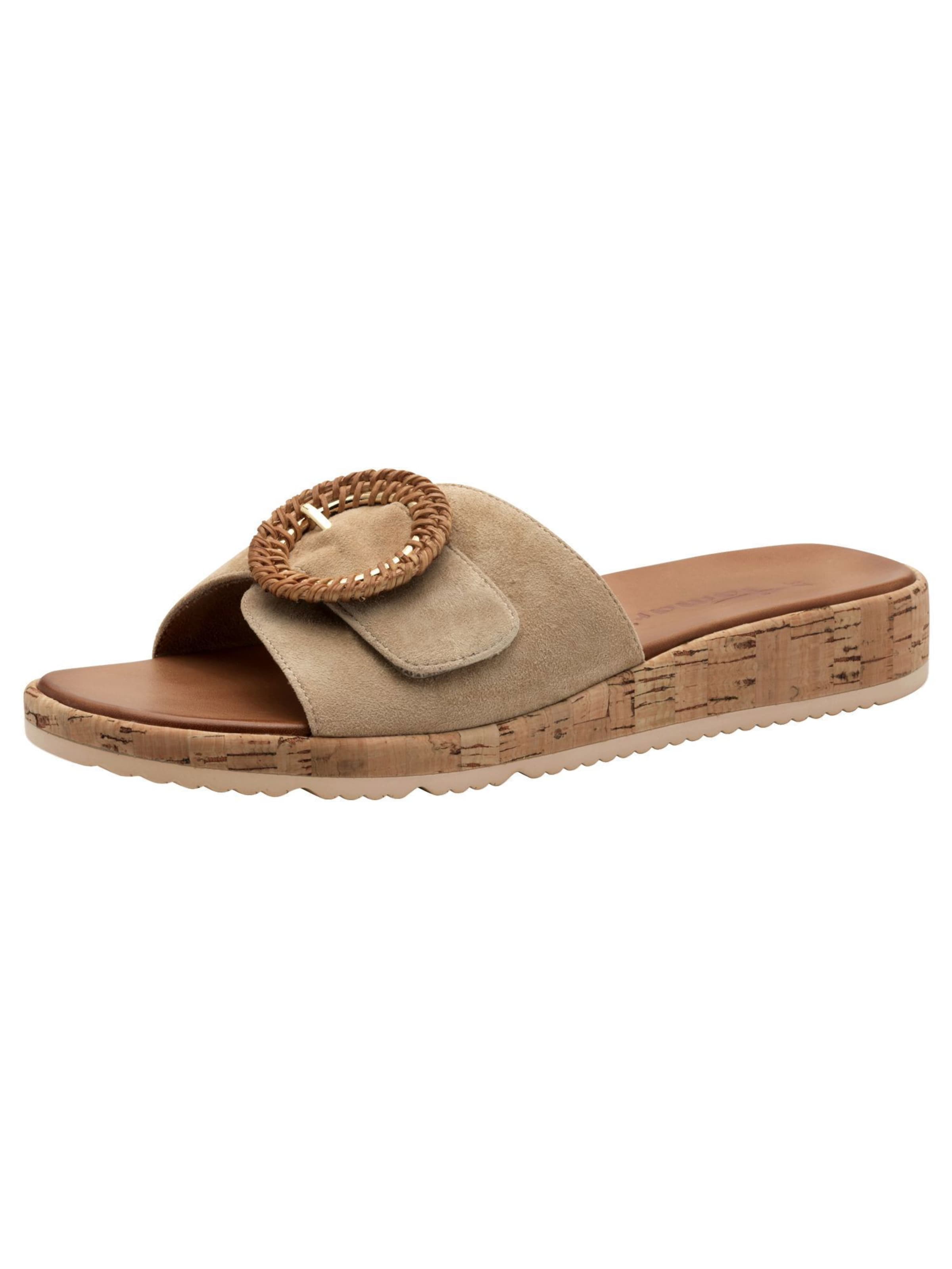 Tamaris Mule in Brown: front