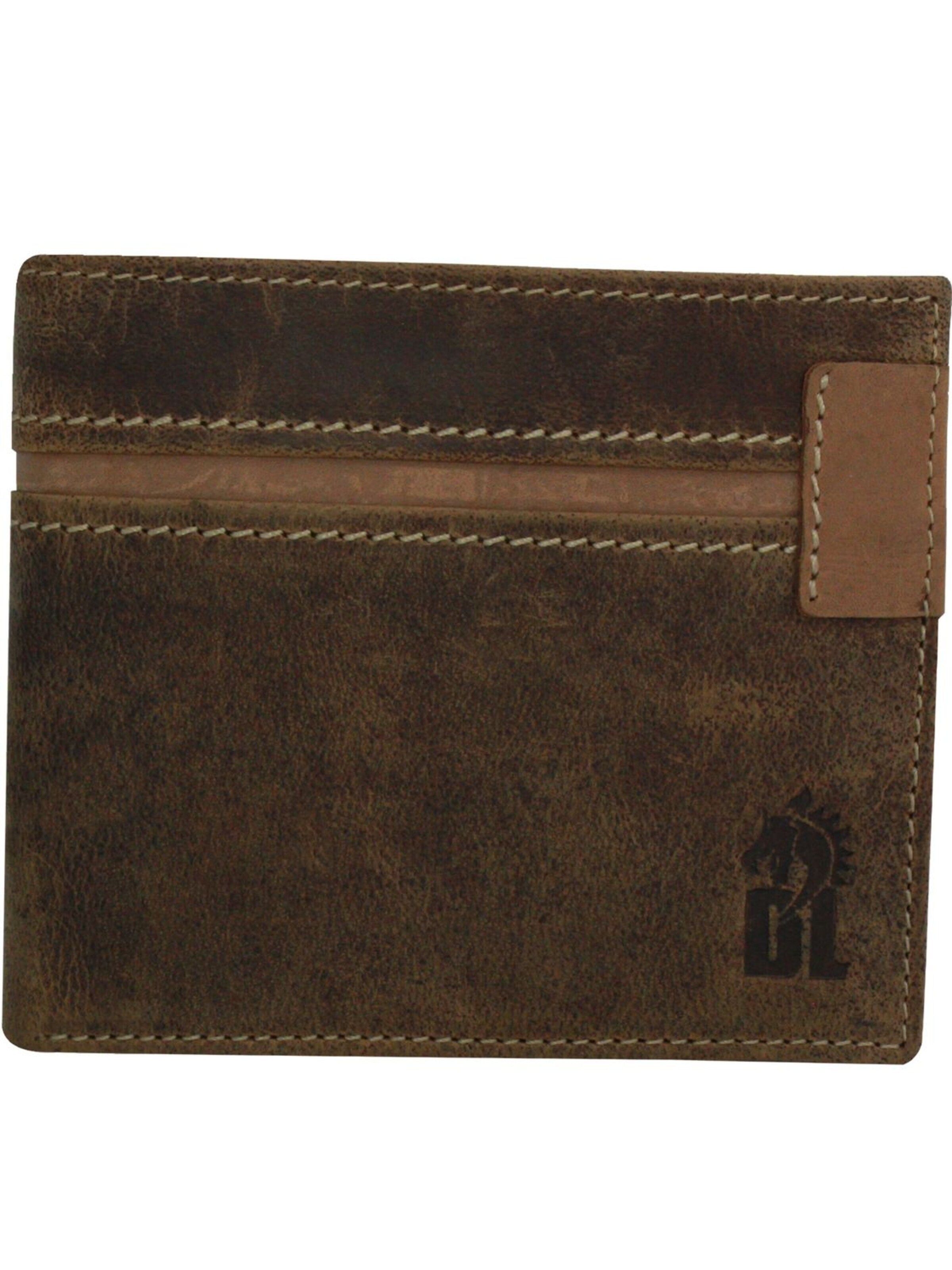 DrachenLeder - Cartera en marrón: frente