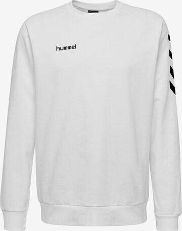 Hummel Sweatshirt in White: front