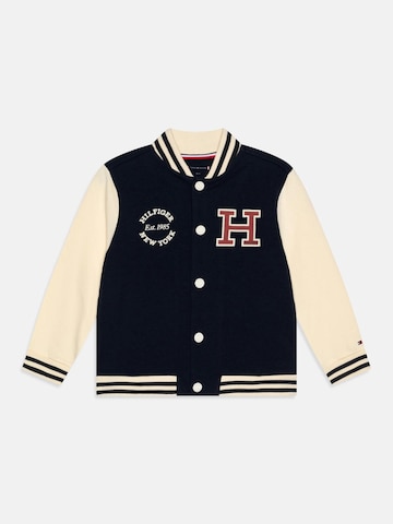 TOMMY HILFIGER Übergangsjacke 'Varsity' in Blau: Vorderseite