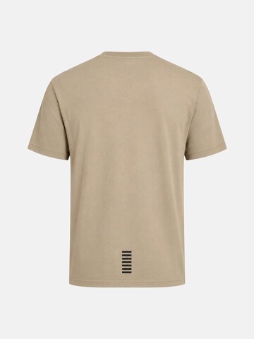 EA7 Emporio Armani Shirt 'JERSEY T-SHIRT' in Beige