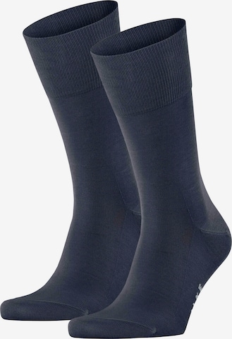 FALKE Socks in Blue: front