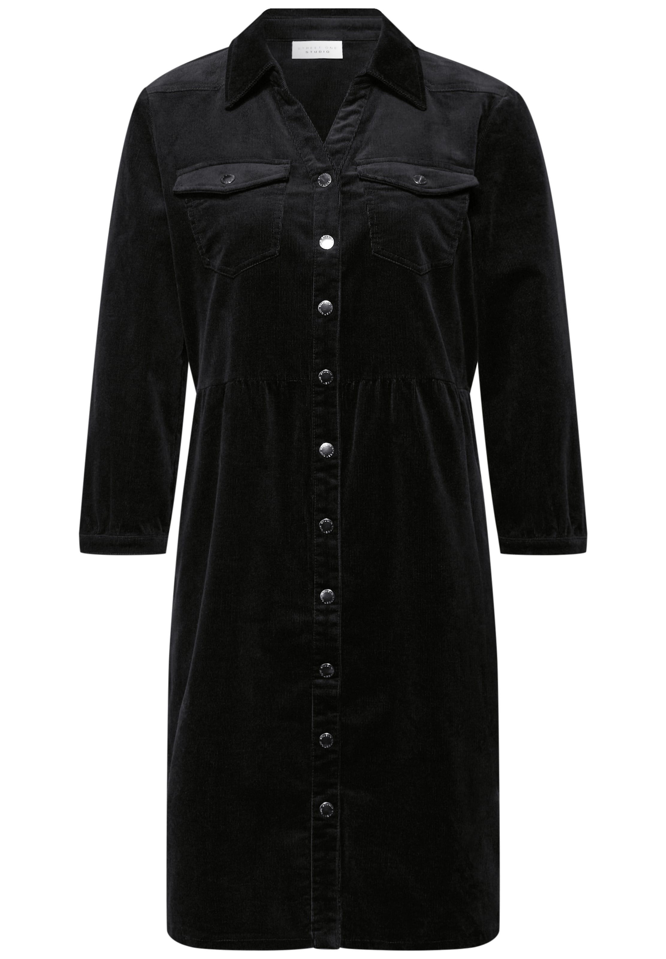 Street One Studio Kleid in Schwarz: Vorderseite