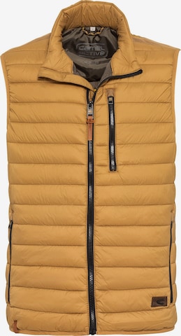 CAMEL ACTIVE Vest in Beige: front