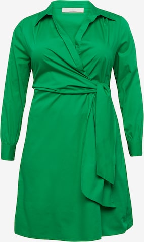 Robe-chemise 'Delia' Guido Maria Kretschmer Curvy en vert : devant