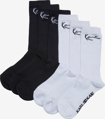 Karl Kani Socks in Black: front