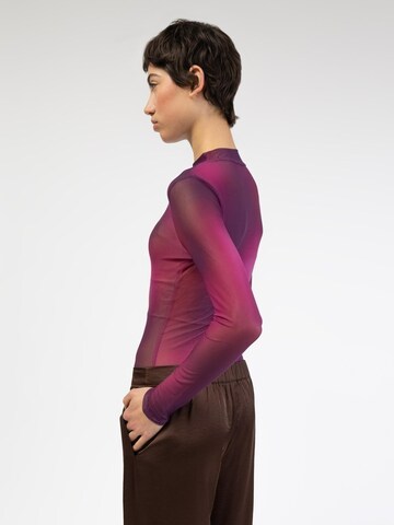 BROKE + SCHÖN Shirtbody 'Body mit lila Farbverlauf'‌‌ in Lila