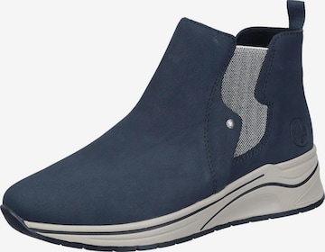 Rieker Stiefelette in Blau: Vorderseite