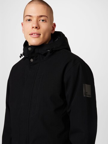 JACK WOLFSKIN - Casaco outdoor 'BERGHANG' em preto