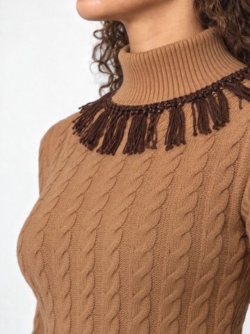 RYVAN Strickkleid 'Strickkleider'‌ in Braun