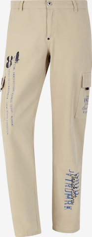 Jan Vanderstorm Cargo Pants 'Macha' in Beige: front