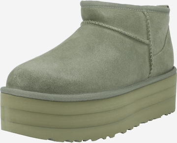 UGG Boots 'Classic Ultra' in Green: front