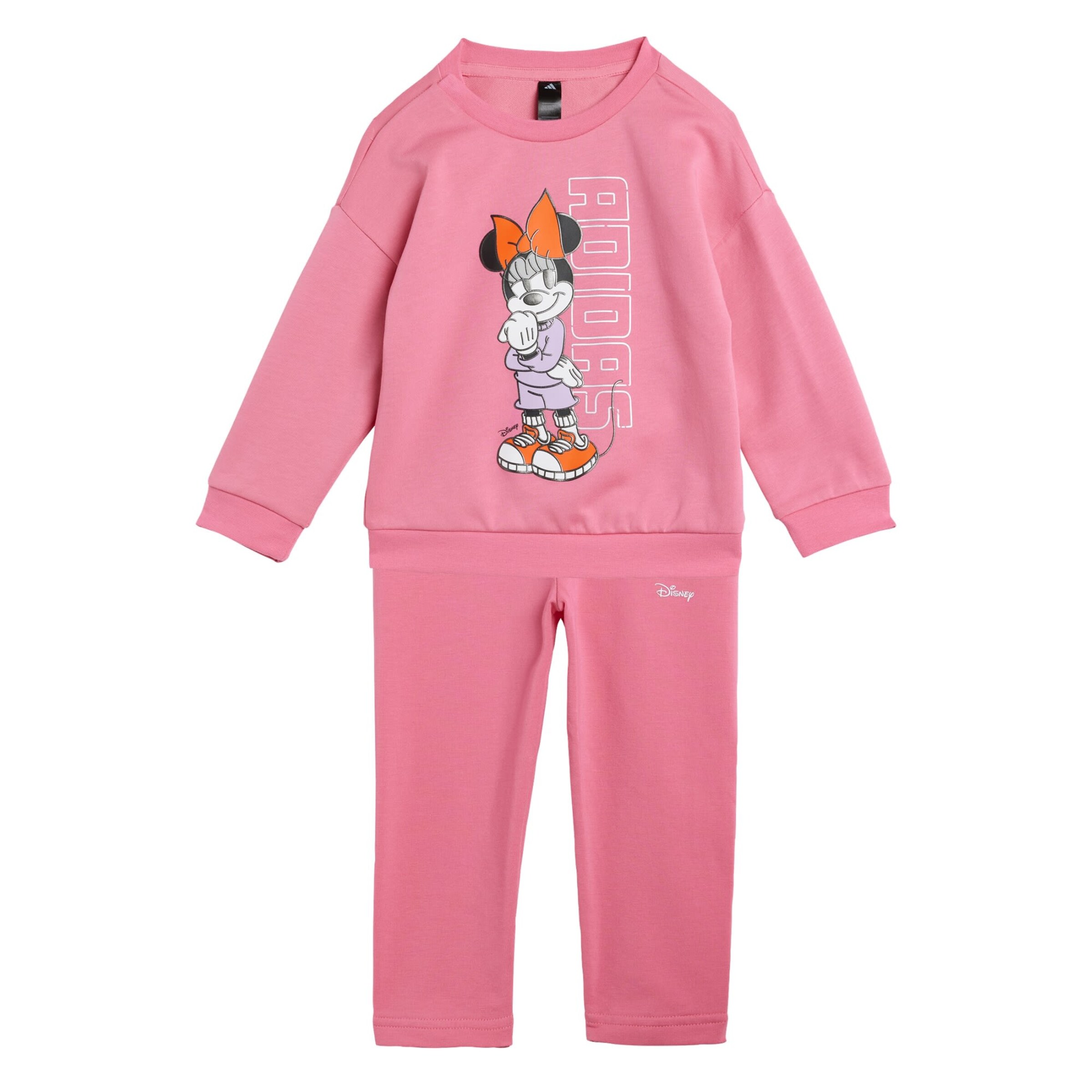 ADIDAS SPORTSWEAR Trainingspak 'Disney Minnie Mouse' in Roze: voorkant