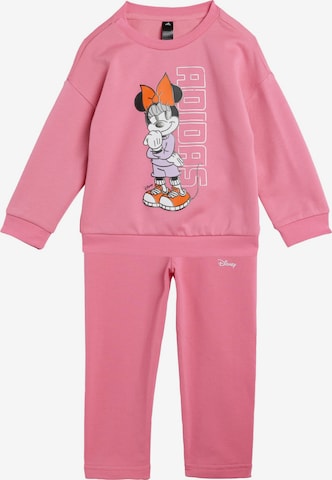ADIDAS SPORTSWEAR Trainingspak 'Disney Minnie Mouse' in Roze: voorkant
