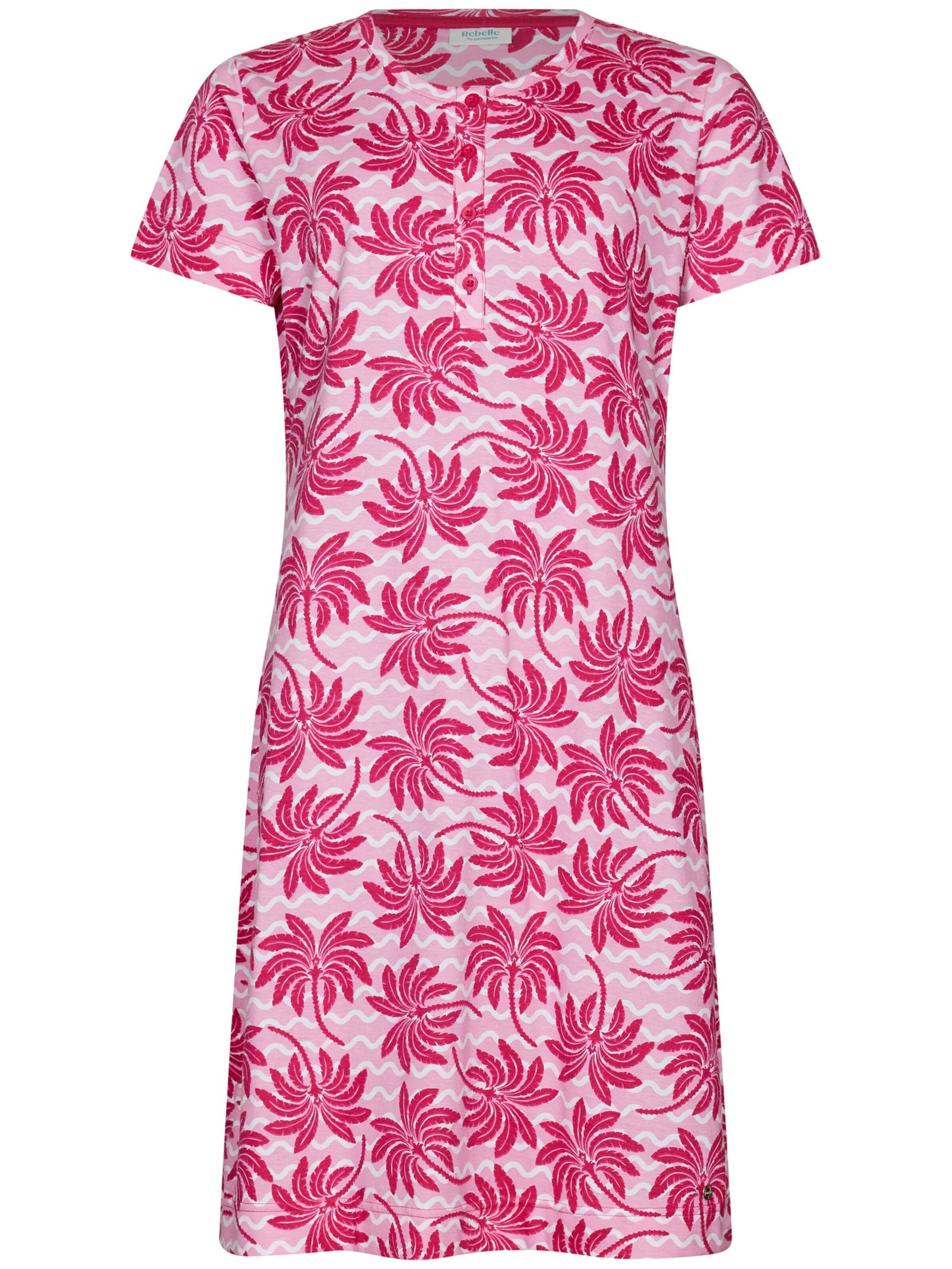 Rebelle Nachthemd in Roze: voorkant