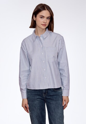 Street One Studio Blouse in Blue: front