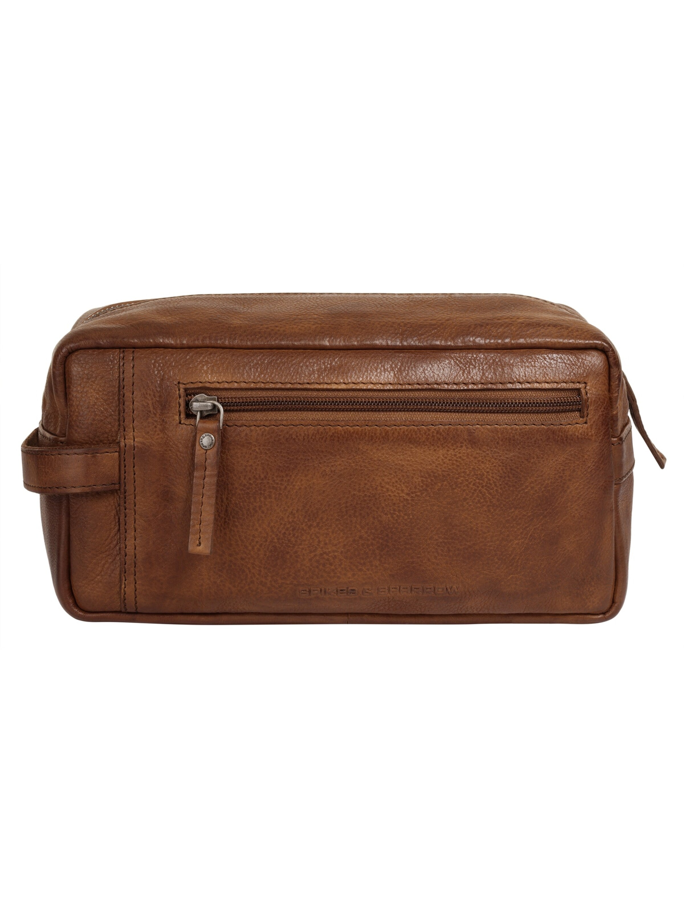 Trousses de toilette 'TOILETRY BAG' Spikes & Sparrow en marron : devant