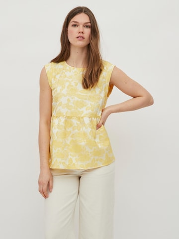 Camicia da donna 'Sunny' di VILA in giallo: frontale
