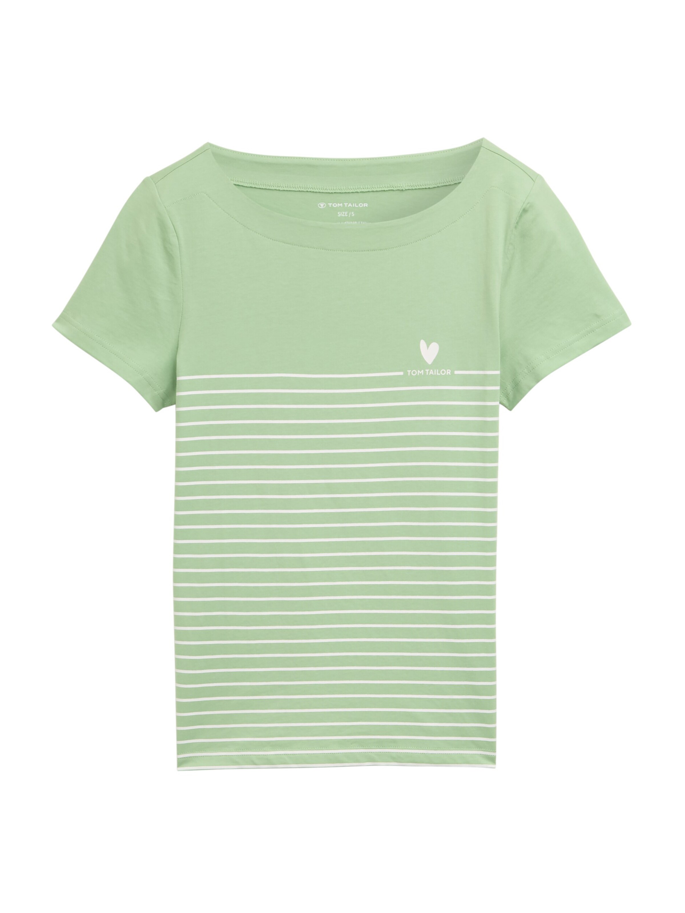 TOM TAILOR Tričko - Zelená: predná strana