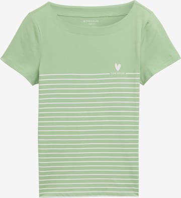 TOM TAILOR Shirt in Groen: voorkant