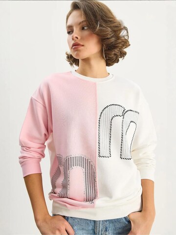 Felpa di Bianco Lucci in rosa