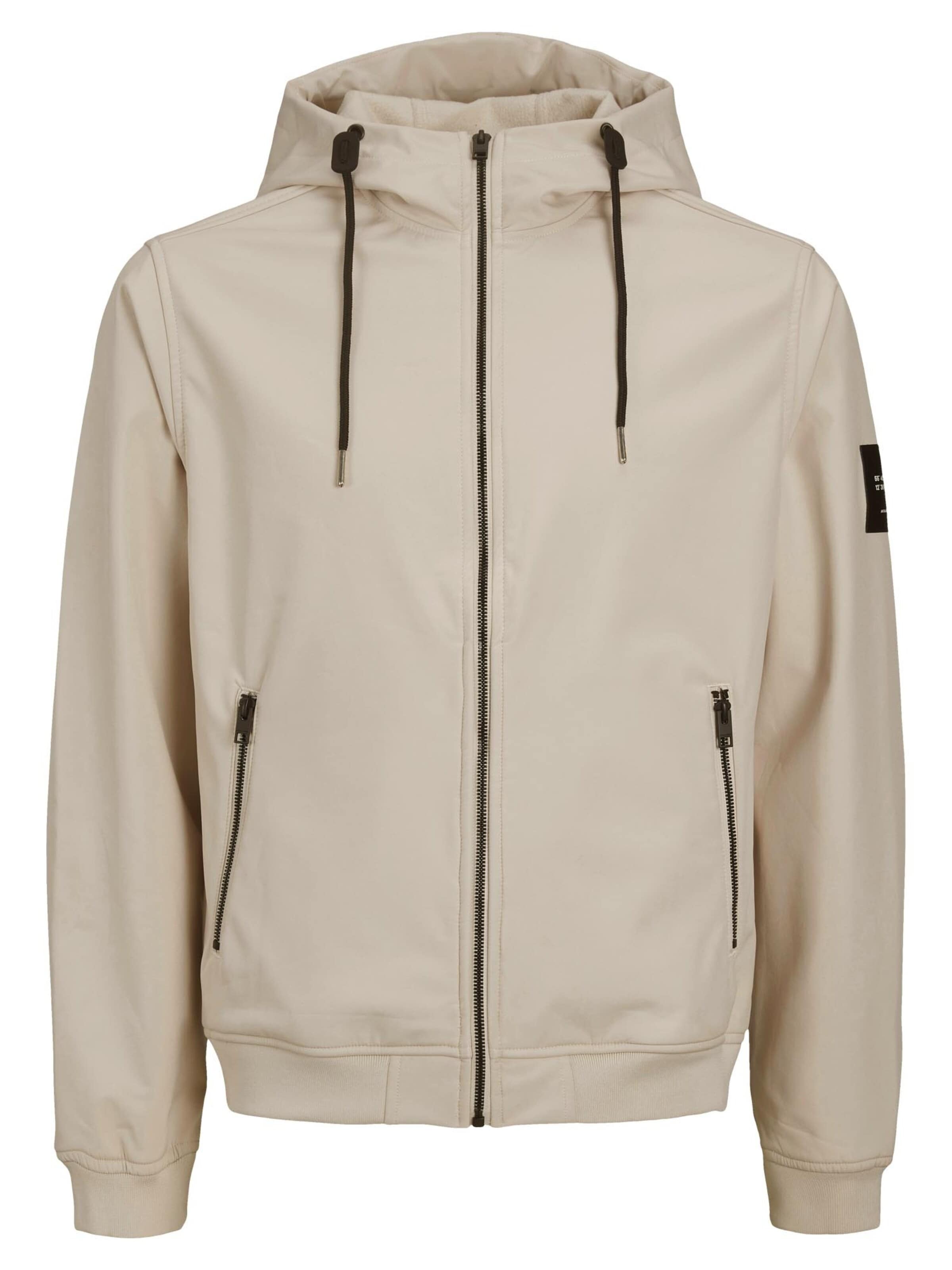 JACK & JONES Between-Season Jacket 'Basic' in Beige: front