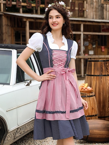 Yesfashion Dirndl w kolorze niebieski
