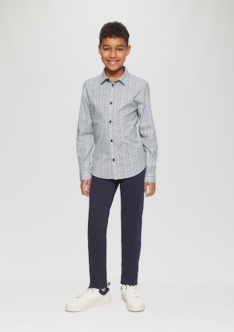 Coupe slim Chemise s.Oliver Junior en blanc : devant