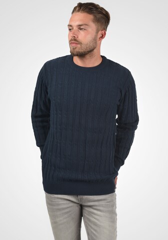 INDICODE JEANS Strickpullover 'Pauletta' in Blau: predná strana