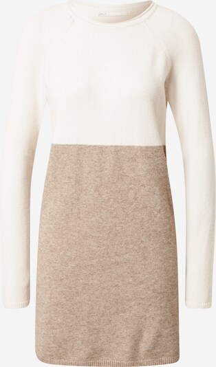 ONLY Kleid in creme / braunmeliert / weiß, Produktansicht