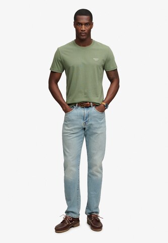 T-Shirt 'Essential Serif' Superdry & Co en vert