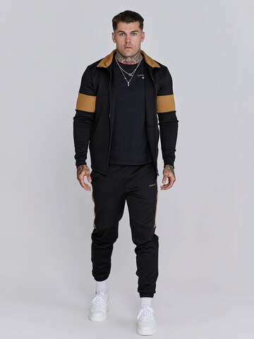SikSilk Sweat jacket in Black