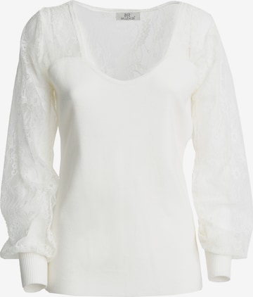 Pullover di Influencer in bianco: frontale